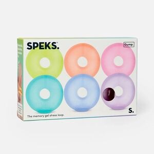 Speks Gump Loop Mini Memory Gel 6 Pack Fidget Sensory Toy‎ Pastel Rainbow NEW
